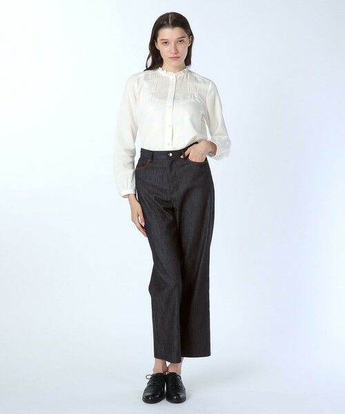 SCAPA Lサイズ / スキャパエルサイズ シャツ・ブラウス | コットンツイルホワイトブラウス | 詳細1