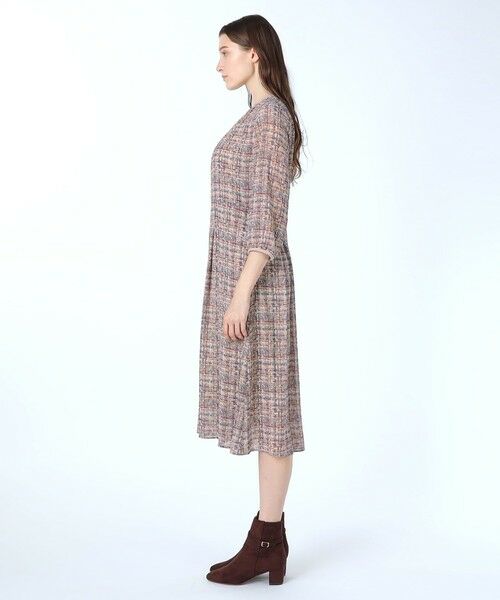 SCAPA Lサイズ / スキャパエルサイズ ドレス | ツイードプリントワンピース | 詳細1