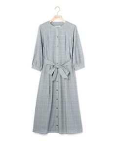 SCAPA Lサイズ / スキャパエルサイズ ドレス | ライトグレンチェックワンピース