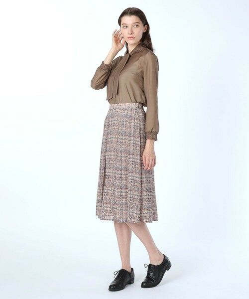 SCAPA Lサイズ / スキャパエルサイズ ミニ・ひざ丈スカート | ツイードプリントスカート | 詳細2