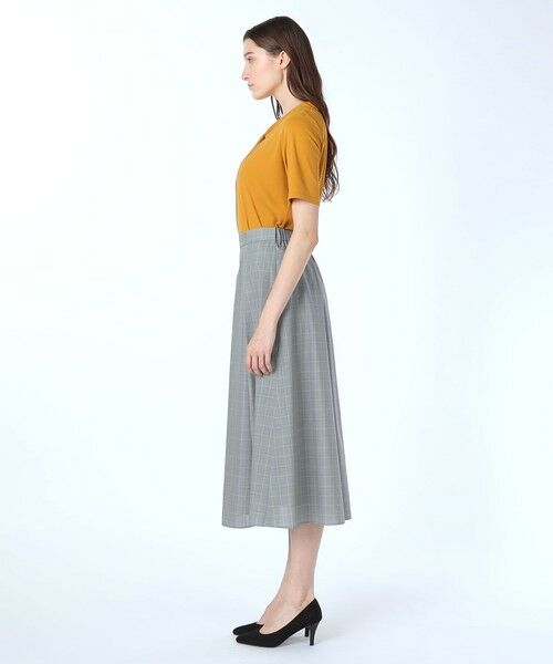 SCAPA Lサイズ / スキャパエルサイズ ミニ・ひざ丈スカート | ライトグレンチェックスカート | 詳細3