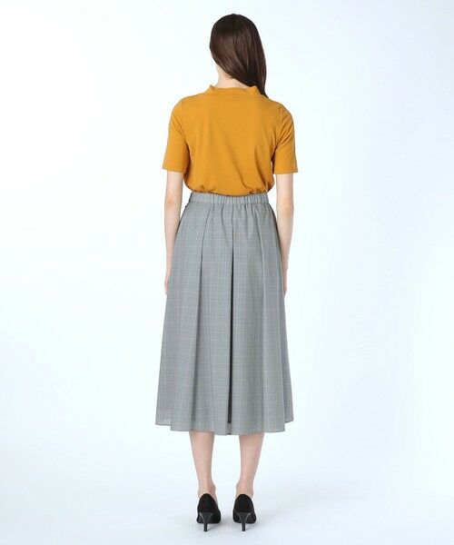 SCAPA Lサイズ / スキャパエルサイズ ミニ・ひざ丈スカート | ライトグレンチェックスカート | 詳細4