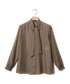 SCAPA Lサイズ / スキャパエルサイズ シャツ・ブラウス | エアリーローンボータイブラウス