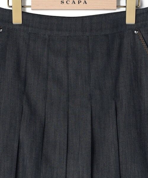 SCAPA Lサイズ / スキャパエルサイズ ミニ・ひざ丈スカート | ソフトシャンブレースカート | 詳細7
