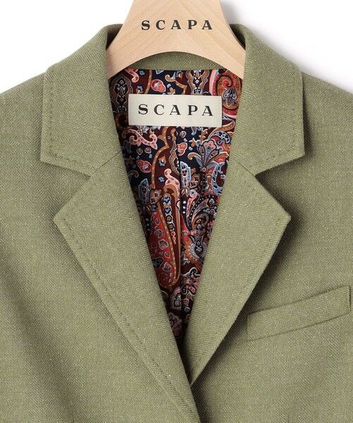SCAPA Lサイズ / スキャパエルサイズ テーラードジャケット | ウールネップテーラージャケット | 詳細6