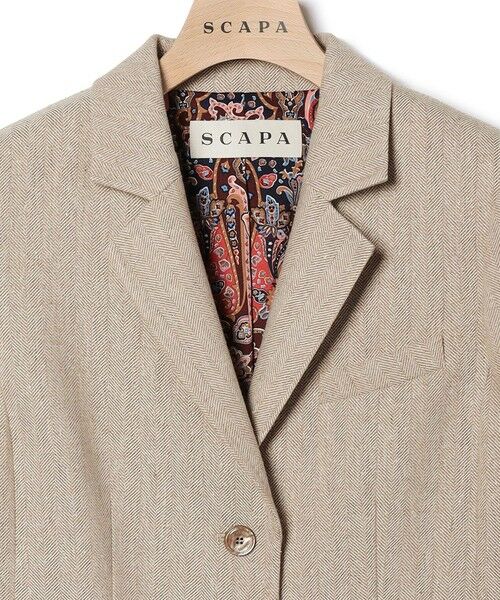 SCAPA Lサイズ / スキャパエルサイズ テーラードジャケット | ウールネップテーラージャケット | 詳細15