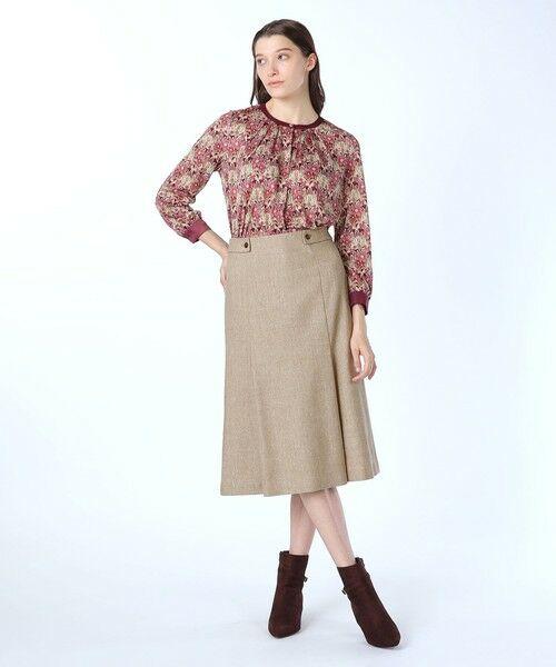 SCAPA Lサイズ / スキャパエルサイズ ミニ・ひざ丈スカート | ウールネップスカート | 詳細8