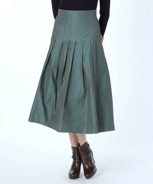 SCAPA Lサイズ / スキャパエルサイズ ミニ・ひざ丈スカート | シャンブレータフタスカート | 詳細17