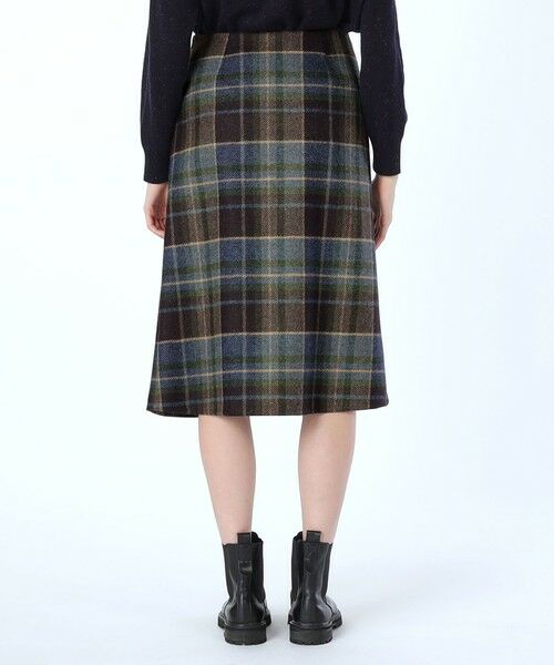 SCAPA Lサイズ / スキャパエルサイズ ミニ・ひざ丈スカート | ムーンチェックツイードスカート | 詳細1