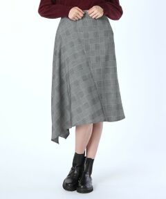 SCAPA Lサイズ / スキャパエルサイズ ミニ・ひざ丈スカート | サイロチェックスカート