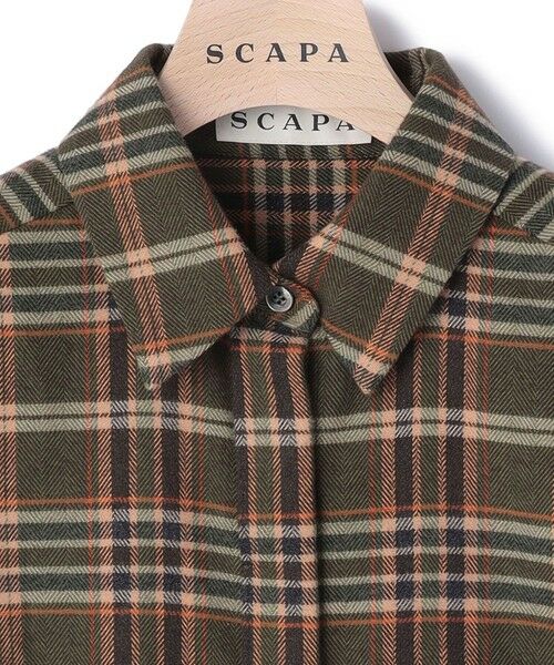 SCAPA Lサイズ / スキャパエルサイズ シャツ・ブラウス | フランネルチェックブラウス | 詳細7