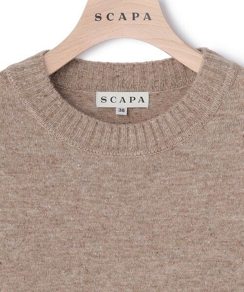 SCAPA Lサイズ / スキャパエルサイズ ニット・セーター | ウールネップニットプルオーバー | 詳細10