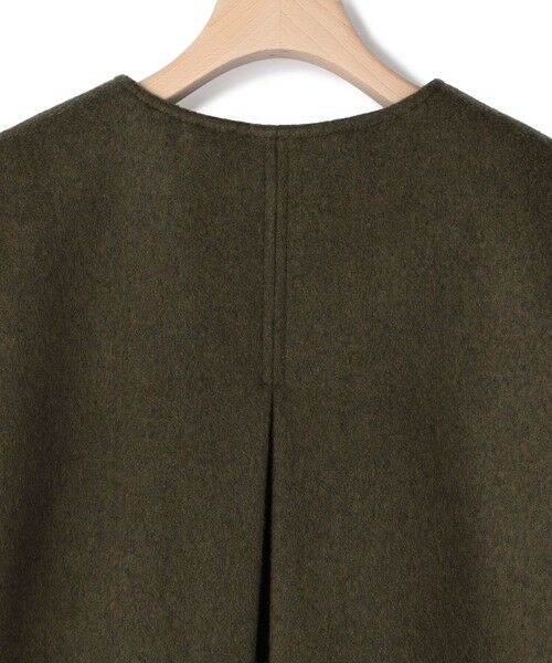 SCAPA Lサイズ / スキャパエルサイズ トレンチコート | ウールビーバーノーカラーコート | 詳細6