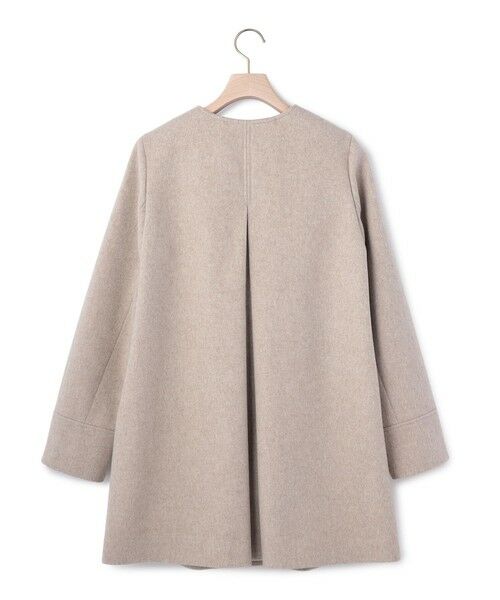 SCAPA Lサイズ / スキャパエルサイズ トレンチコート | ウールビーバーノーカラーコート | 詳細10