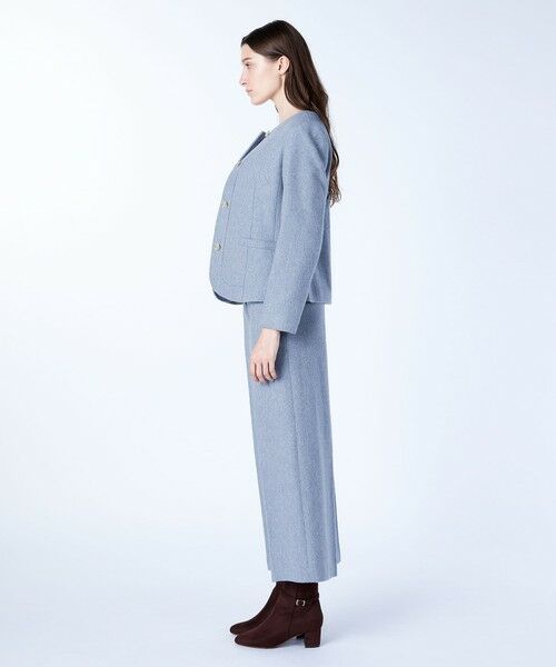 SCAPA Lサイズ / スキャパエルサイズ テーラードジャケット | ブレインツイードノーカラージャケット | 詳細2