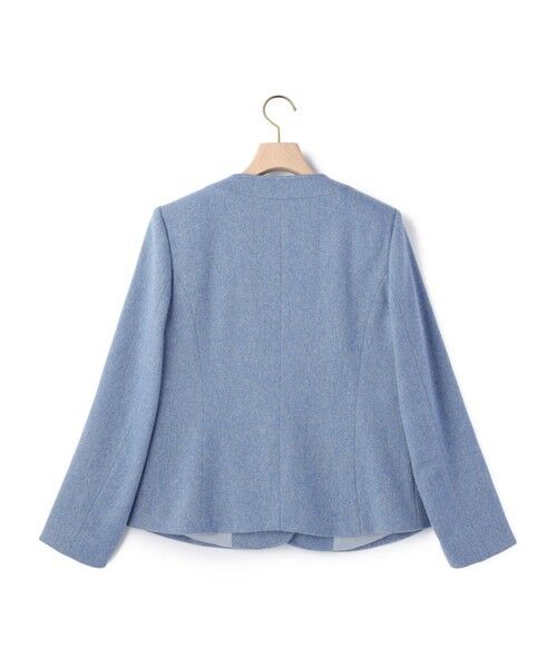 SCAPA Lサイズ / スキャパエルサイズ テーラードジャケット | ブレインツイードノーカラージャケット | 詳細5