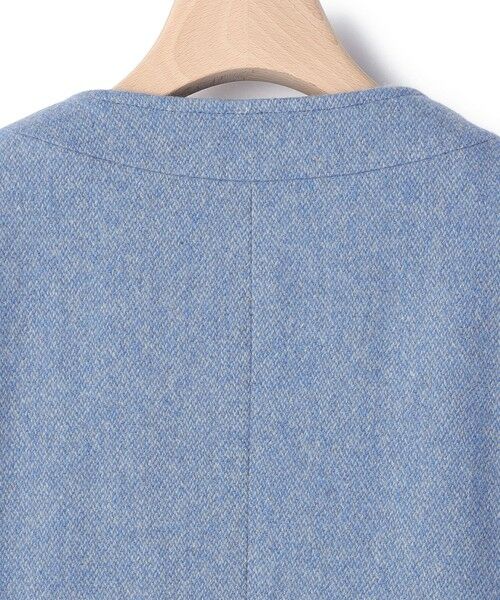 SCAPA Lサイズ / スキャパエルサイズ テーラードジャケット | ブレインツイードノーカラージャケット | 詳細7