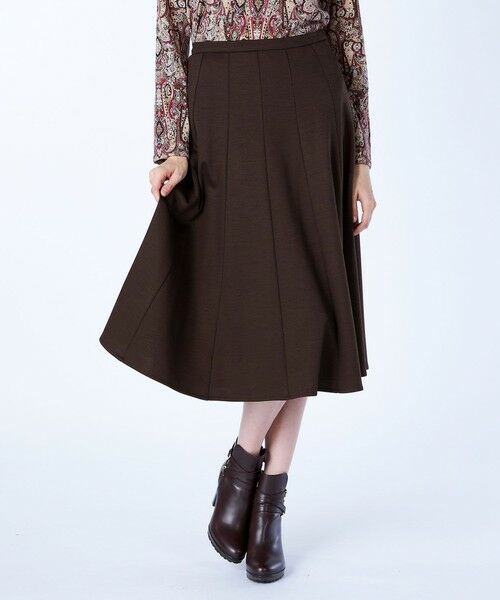 SCAPA Lサイズ / スキャパエルサイズ ミニ・ひざ丈スカート | ウールジャージスカート | 詳細6