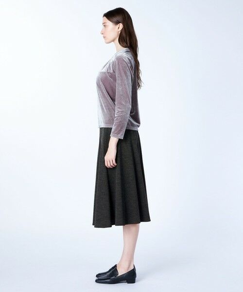 SCAPA Lサイズ / スキャパエルサイズ ミニ・ひざ丈スカート | ウールジャージスカート | 詳細9