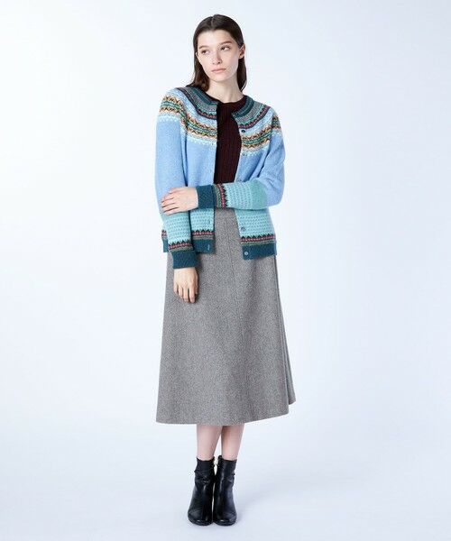 SCAPA Lサイズ / スキャパエルサイズ ミニ・ひざ丈スカート | ブレインツイードスカート | 詳細9