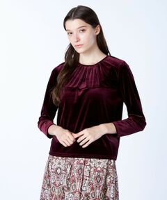 SCAPA Lサイズ / スキャパエルサイズ カットソー | ストレッチベロアカットソー