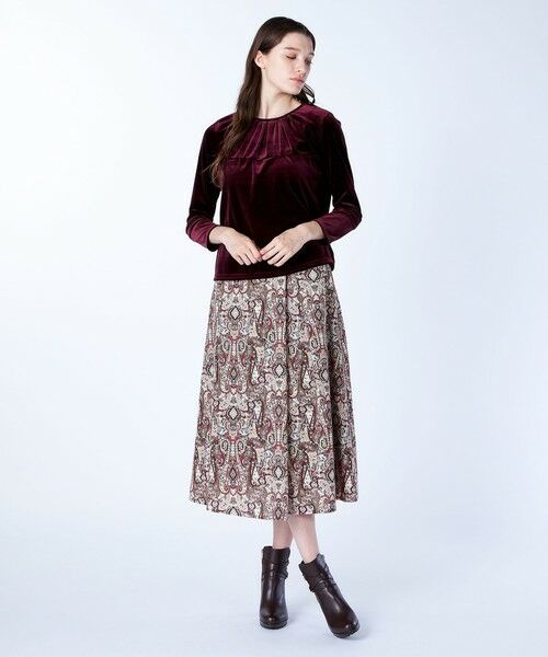 SCAPA Lサイズ / スキャパエルサイズ カットソー | ストレッチベロアカットソー | 詳細7