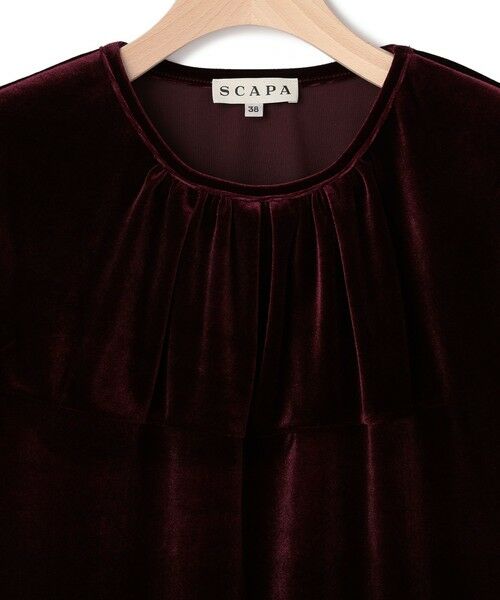 SCAPA Lサイズ / スキャパエルサイズ カットソー | ストレッチベロアカットソー | 詳細11