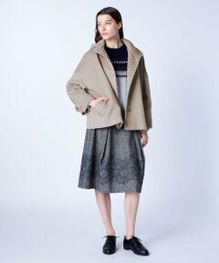 SCAPA Lサイズ / スキャパエルサイズ トレンチコート | アンゴラビーバーショートコート