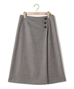 SCAPA Lサイズ / スキャパエルサイズ ミニ・ひざ丈スカート | ツイルツィードスカート