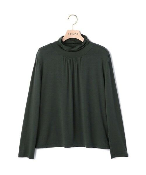 SCAPA Lサイズ / スキャパエルサイズ カットソー | ライトストレッチカットソー（モスグリーン）