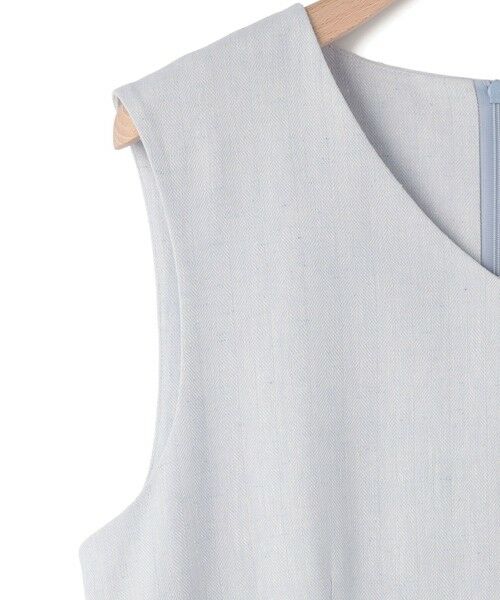 SCAPA Lサイズ / スキャパエルサイズ ドレス | リノコットンヘリンボンワンピース | 詳細5