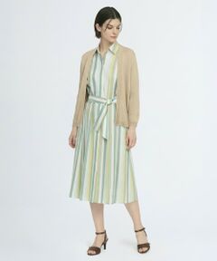 SCAPA Lサイズ / スキャパエルサイズ ドレス | スタイリッシュストライプワンピース