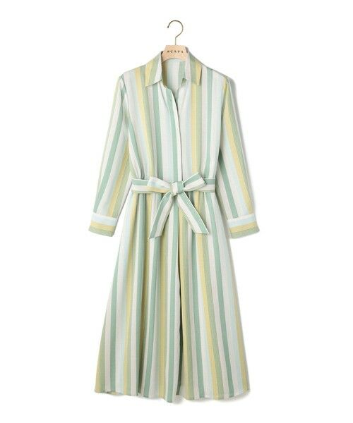 SCAPA Lサイズ / スキャパエルサイズ ドレス | スタイリッシュストライプワンピース | 詳細4