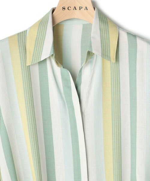 SCAPA Lサイズ / スキャパエルサイズ ドレス | スタイリッシュストライプワンピース | 詳細7