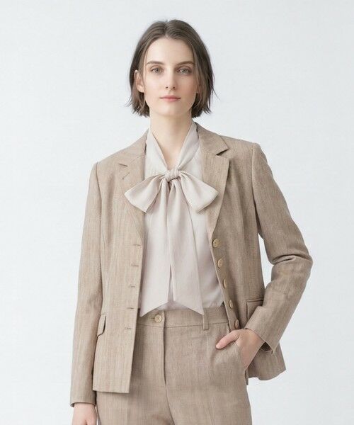 SCAPA Lサイズ / スキャパエルサイズ テーラードジャケット | リノコットンヘリンボンジャケット | 詳細14