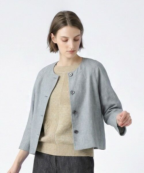 SCAPA Lサイズ / スキャパエルサイズ テーラードジャケット | リノワルツジャケット（ブルー）