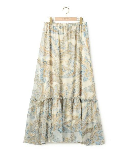 SCAPA Lサイズ / スキャパエルサイズ ミニ・ひざ丈スカート | ビンダヨウリュウスカート（ブラウン）