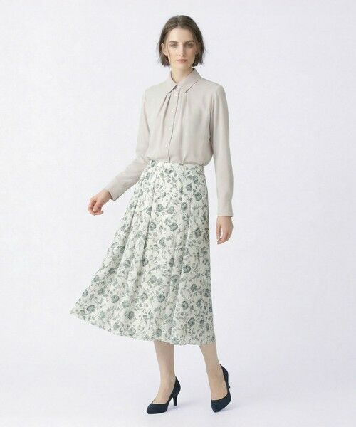 SCAPA Lサイズ / スキャパエルサイズ ミニ・ひざ丈スカート | ボヘミアンフラワースカート | 詳細1