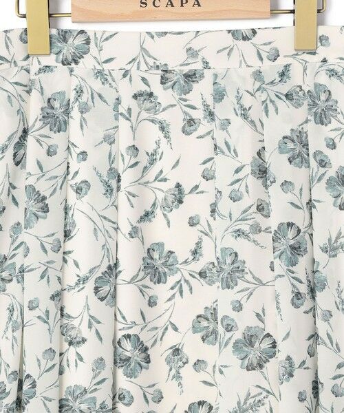 SCAPA Lサイズ / スキャパエルサイズ ミニ・ひざ丈スカート | ボヘミアンフラワースカート | 詳細5