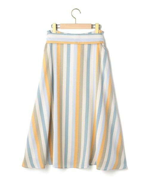 SCAPA Lサイズ / スキャパエルサイズ ミニ・ひざ丈スカート | スタイリッシュストライプスカート | 詳細2