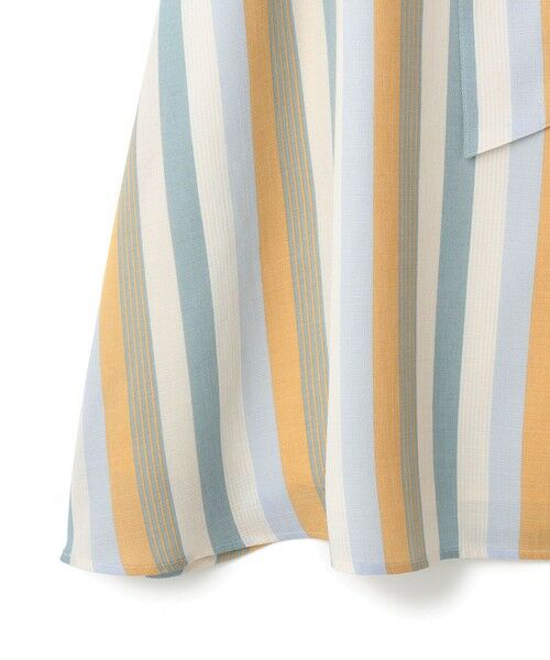 SCAPA Lサイズ / スキャパエルサイズ ミニ・ひざ丈スカート | スタイリッシュストライプスカート | 詳細7