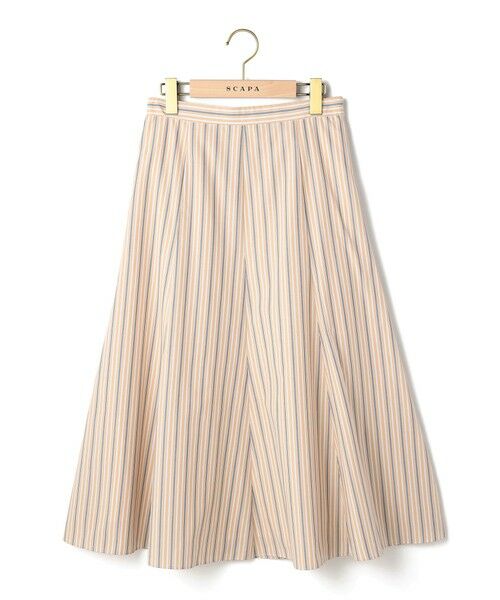 SCAPA Lサイズ / スキャパエルサイズ ミニ・ひざ丈スカート | トリニティストライプスカート | 詳細5