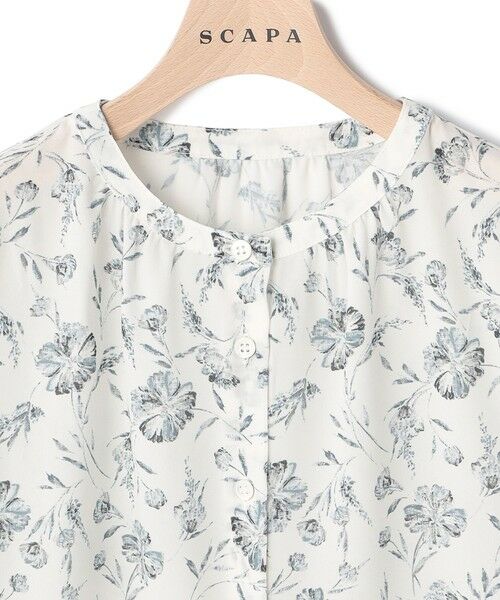 SCAPA Lサイズ / スキャパエルサイズ シャツ・ブラウス | ボヘミアンフラワーブラウス | 詳細2