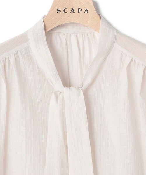 SCAPA Lサイズ / スキャパエルサイズ シャツ・ブラウス | コットンクレポンブラウス | 詳細3