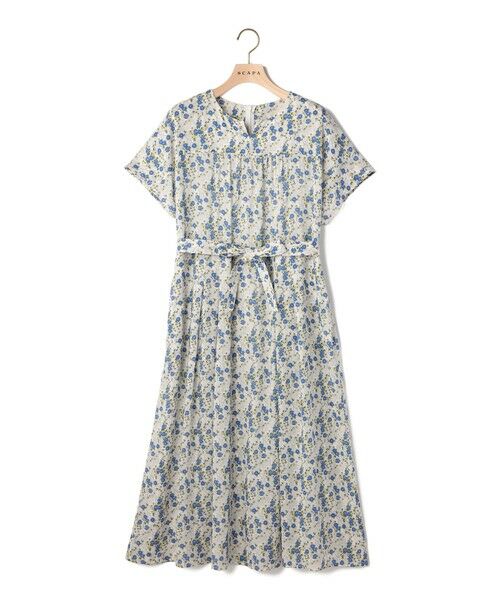 SCAPA Lサイズ / スキャパエルサイズ ドレス | Liberty Print ギルドフラワーワンピース | 詳細3