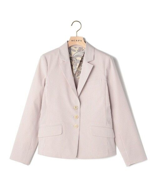 SCAPA Lサイズ / スキャパエルサイズ テーラードジャケット | サッカーストライプジャケット | 詳細6