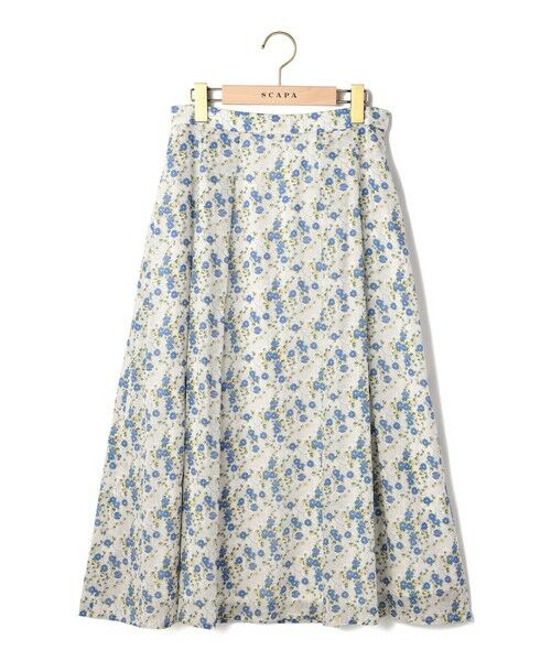 SCAPA Lサイズ / スキャパエルサイズ ミニ・ひざ丈スカート | Liberty Print ギルドフラワースカート | 詳細1