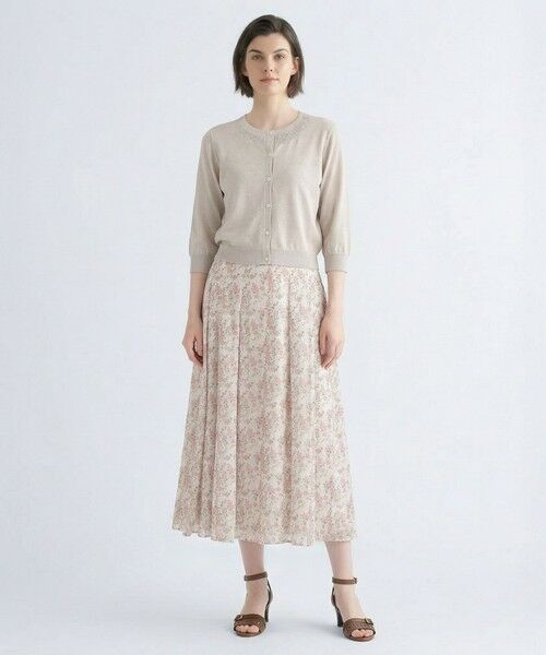 SCAPA Lサイズ / スキャパエルサイズ ミニ・ひざ丈スカート | Liberty Print ギルドフラワースカート | 詳細4