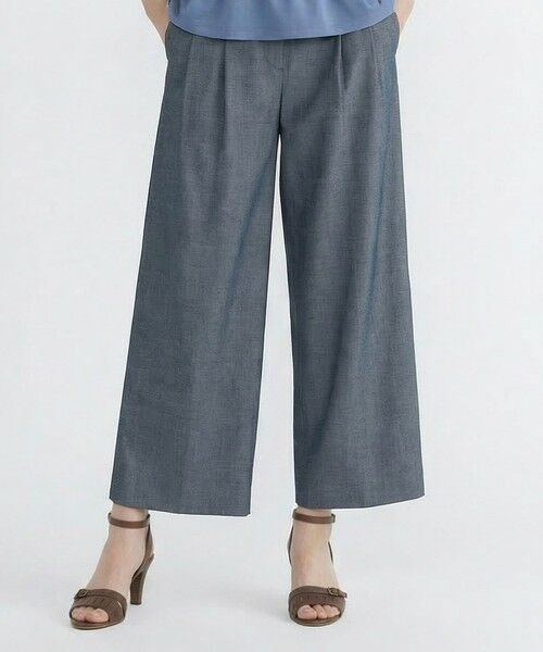 SCAPA Lサイズ / スキャパエルサイズ その他パンツ | モディッシュツイルパンツ（ネイビー）