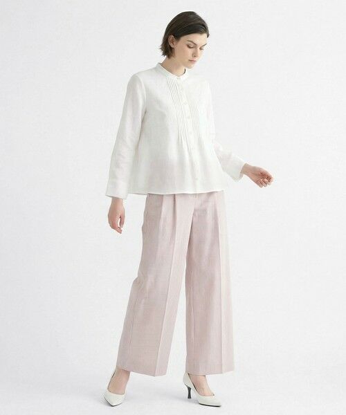 SCAPA Lサイズ / スキャパエルサイズ シャツ・ブラウス | リノエンブロイダリー前開きブラウス | 詳細10